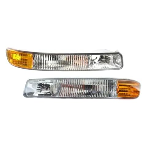 CarLights360: For 2001-2006 GMC Sierra 2500 HD Side Marker Light Driver And Passenger Side | Pair | CAPA Certified - Replaces GM2520174 GM2521174 | 15199560, 15199561 Cover