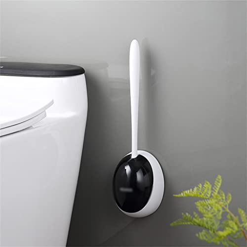 Pinceau de toilette en silicone mural avec support drainable D