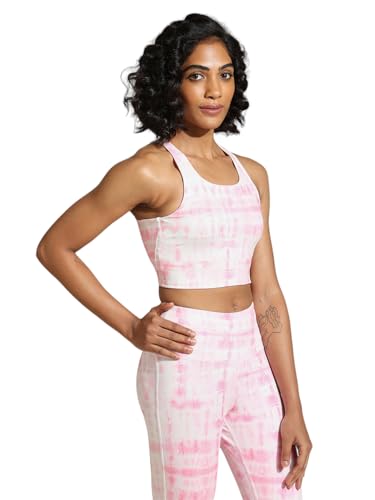 Image of Silvertraq High Impact Action Bra with Clasp Pink Shibori