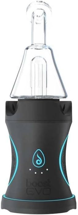 Boost Evo by Dr Dabber, Concentrate Vaporizer, Precise Heating, Smooth, water-cooled vapour, 6 Heat Settings, Detachable quartz atomizer (No Nicotine)