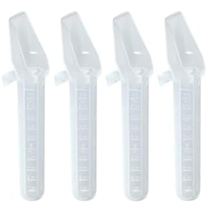 4 Pack Calibrated Medicine Spoon 2 TSP (10 ml) Plastic Oral Liquid Dose Medication Graduated Dispenser for Kids, Baby & Toddler
