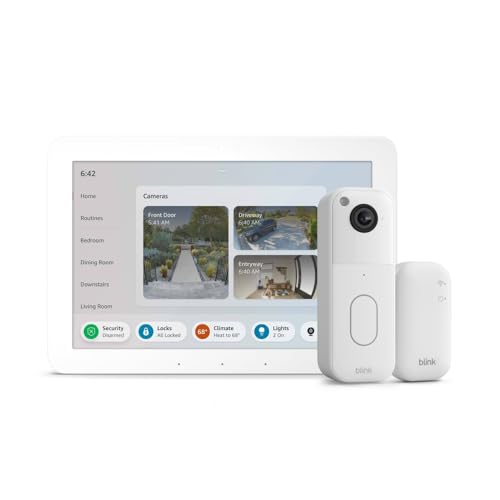 Amazon Echo Hub with Blink Video Doorbell (newest model), Designed for Alexa+