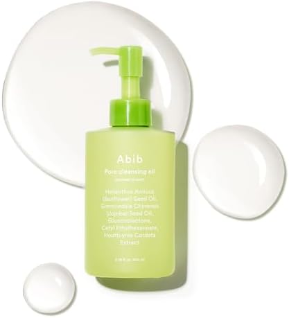Abib Pore Cleansing Oil Heartleaf 6.76 fl oz / 200ml I Gentle for Sensitive Skin, Mild Cleanser, Blackheads, Pore Care, Double Korean Skincare