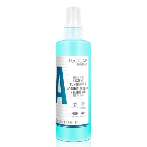 SALERM - Acondicionador Pelo sin Aclarado - Biomarine Hair Lab - 200 ml - Hidrata y Desenreda el Cabello - Cierra la Cutícula - Extracto de Algas Marinas y Ácido Hialurónico - Sin Parabenos