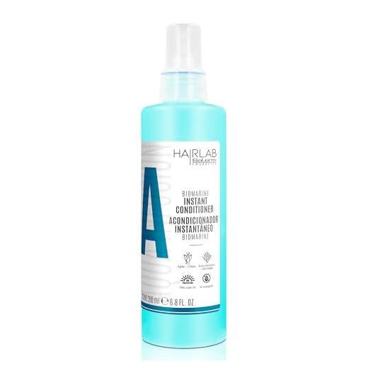 SALERM - Acondicionador Pelo sin Aclarado - Biomarine Hair Lab - 200 ml - Hidrata y Desenreda el Cabello - Cierra la Cutícula - Extracto de Algas Marinas y Ácido Hialurónico - Sin Parabenos