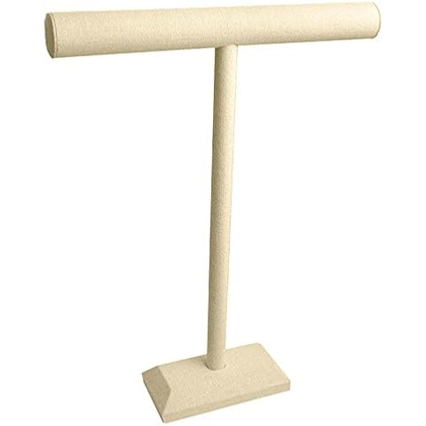 Regal Pak Beige Linen T-Bar Displays For Necklace 14" x 18" H Cover