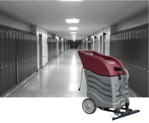 Minuteman Tsunami Industrial Wet/Dry Vacuum, Cranberry