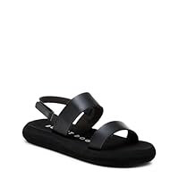 Rocket Dog Women's Sunshine Sandal Ankle-Strap Flip Flop Black 8 UK