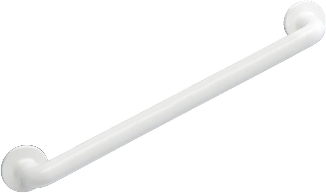 WENKO 17933100 Wall Grip Secura White 64.5 cm for Bathtub and WC, Plastic, 64.5 x 7 x 8 cm, White