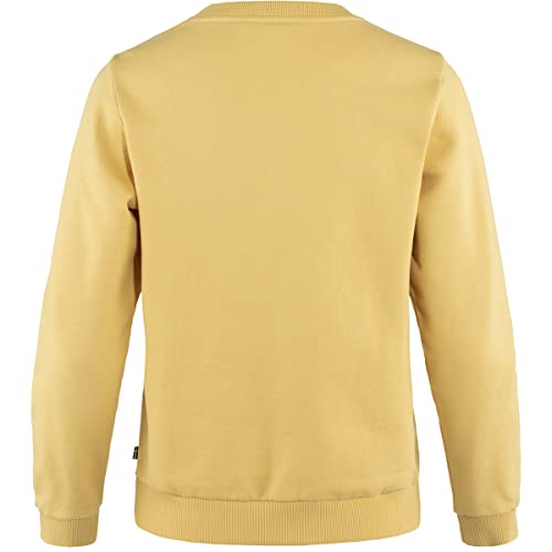 Image of Fjallraven Logo Sweater Women's Sweatshirt - Soft Fleece, Classic Crewneck, Organic Cotton Blend - Hiking, Travel