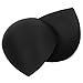 ZHOUBAA Coussinets De Soutien-Gorge Insère 1 Paire De Coussinets De Soutien-Gorge De Poitrine en éponge Douce Et Respectueux De l'environnement Le Noir