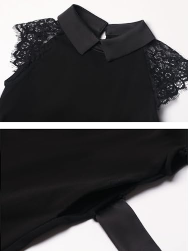 Girls Lace Midi Dress – Elegant A-Line Party Dress with Floral Lace Accents4