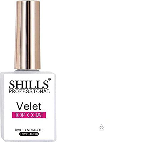 SHILLS PROFESSIONAL Uv/Led Soak Off Velvet Top Coat Gel Polish Clear 15 Ml-picture-27