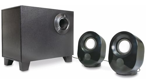 Haut-parleur stéréo 2.1 LogiLink système audio multimédia caisson graves PC