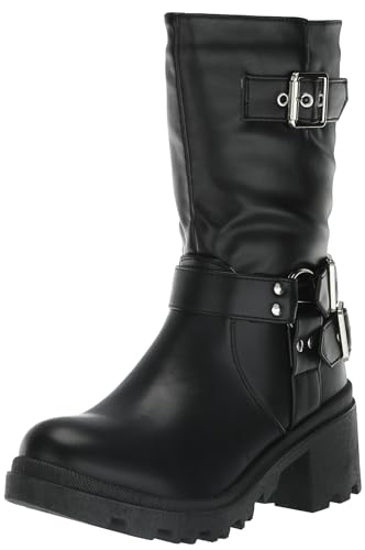 YOKI Women's Biker Mid Calf Boot