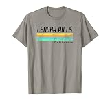 Lenora Hills California camiseta vintage cosas retro extraño Camiseta