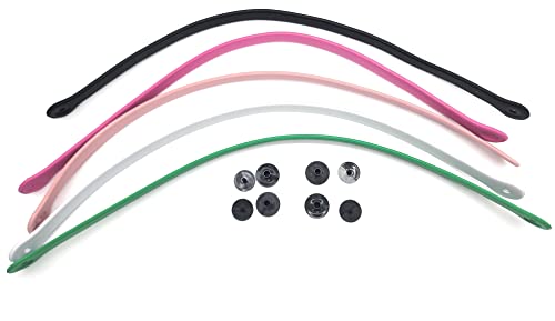 Snappy Resin Beach Bag Handles 4 Rivets (Light Pink)