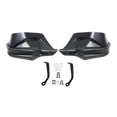 ナックルガード バイク ヤマハ MT03 MT25 2015-2024 ハンドルバーハンドガードシールドオートバイアクセサリー MT-03 MT-25 ハンドガードプロテクター(Carbon Black Set)