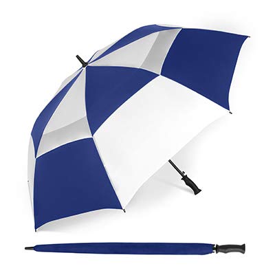 ShedRain Windjammer Vented Auto Open 62-inch Arc with Fiberglass Shaft and Rubber Coated Handle with Sleeve Golf Umbrella