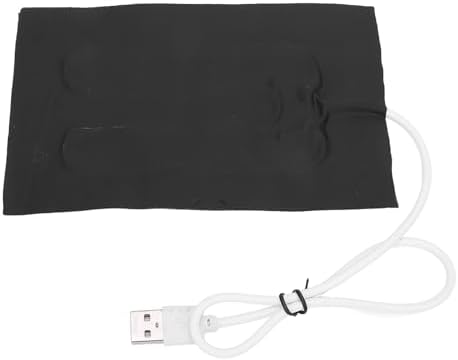 Ahgsup 5V USB Fabric Heating Mattress 15.5x10cm/6x4 Inch – 5W Fast Heating Flexible Fabric Warmer for Hand Warmers, Heated Scarves, Coasters, Pet Mats and