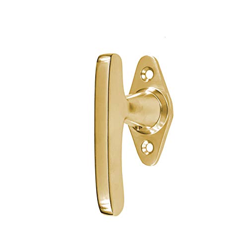 Antikas - Poignée de fenêtre en laiton patiné - 8,4 x 5,3 cm.