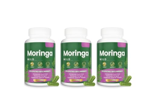 Moringa, 90 unidades, hoja pura de Moringa oleifera, con vitaminas y aminoácidos,3PCS