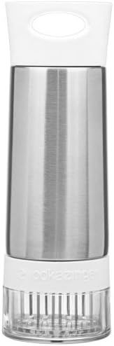 Cocktail Zinger by Zing Anything, Active Infusion, Stainless Steel Spirit Infuser, Food Grade 18/8 Stainless Steel, Healthy Cocktails, Dishwasher Safe, BPA/EA free Tritan Fruit Cup, 20 oz., White