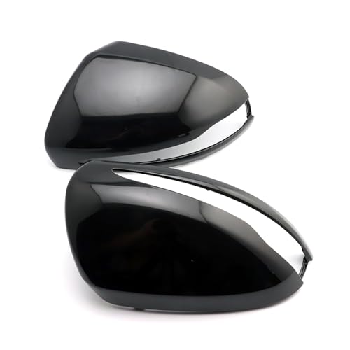 Couvercles de rétroviseurs Mercedes W205 W213 X253 finition noire haut de gamme