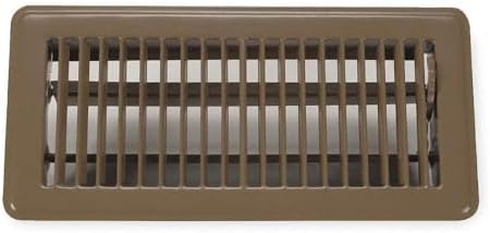 Rocky Mountain Goods Brown Floor Register Vent for 4-Inch by 10-I...