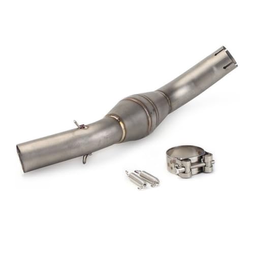 Tubo de conexión medio para escape de moto de alta resistencia