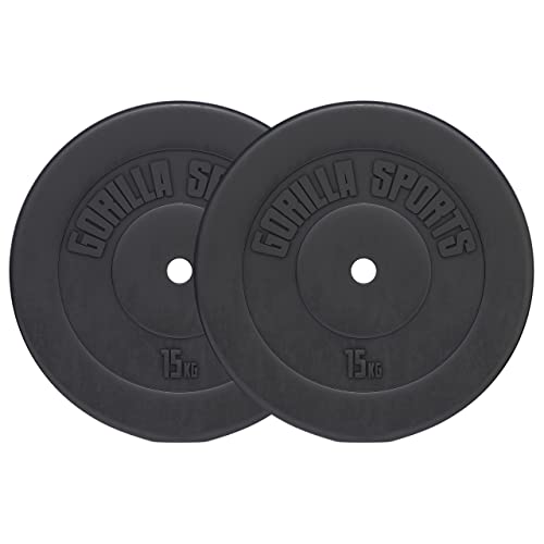 GORILLA SPORTS® Disque Musculation -...