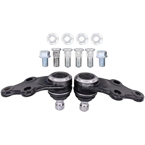 NewYall Front Lower Left and Right Suspension Ball Joint with Bolts Cover
