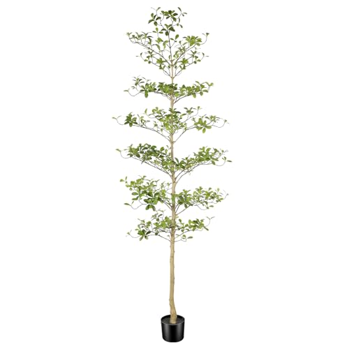 PHYTREE Black Olive Tree 7ft - Faux Black Olive Tree