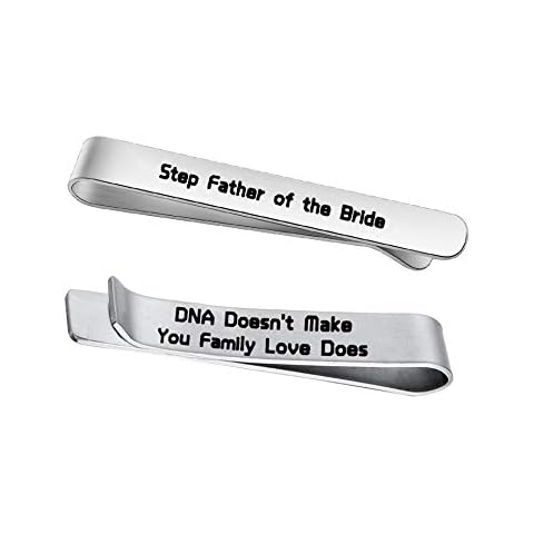 FEELMEM Stainless Steel Tie Clip for Stepfather Cover