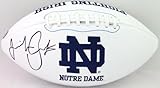 Jeremiah Owusu-Koramoah Autographed Notre Dame Logo Football w/ Insc- Prova - Autographed College Footballs