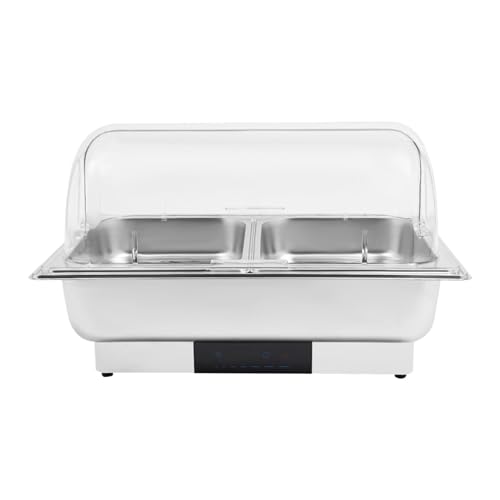 Stainless Steel Electric Chafing Dish Set for Buffet Warmers – Durable Food Warming Container for Restaurants and Snack Bars