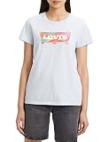 Levi's Damen T-Shirt, The Perfect Tee Marbling Bw Fill Arctic Ice, XL