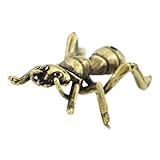 Statuette di animali in ottone: come prezioso oggetto da collezione, questo ornamento di formica in ottone è un must per gli appassionati che desiderano arricchire la propria collezione, decorazione da parete con animali in oro