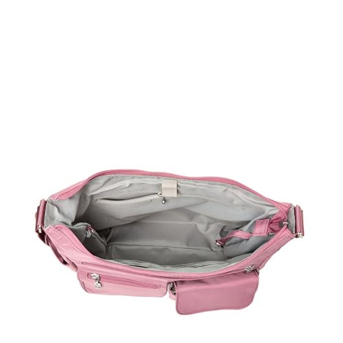 Baggallini Everywhere Bagg Crossbody Women 11x9 Lightweight Nylon Hobo Water-Resistant Travel Bag W/RFID4