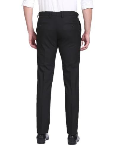 Image of Men's Slim Fit Formal Trousers | Office & Business Wear Pants For Men