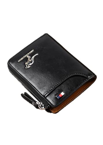 Wallet for Men, Larger Capacity with 13 Slots RFID Blocking Slim Minimalist Bifold Front Pocket Wallet for Men