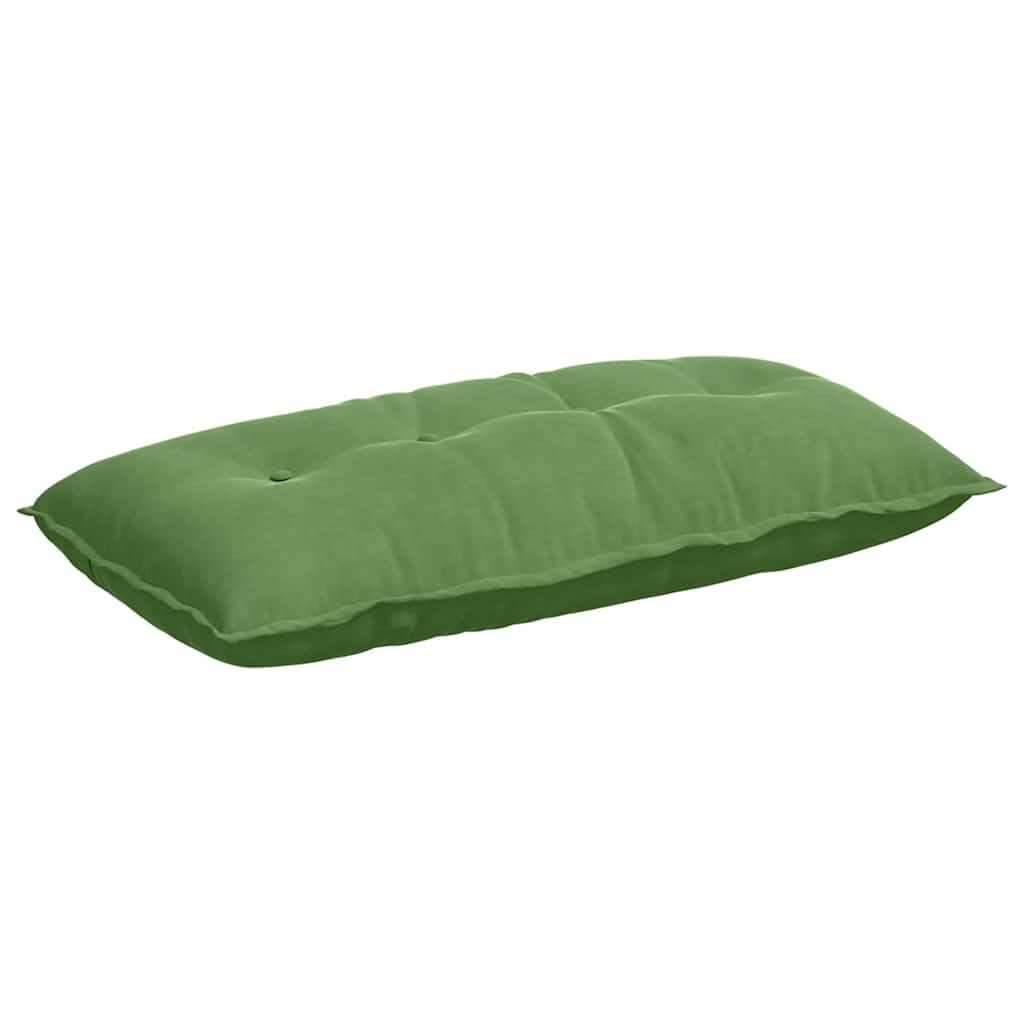 Cuscino per schienale 100 x 50 cm, tessuto a coste, colore verde chiaro