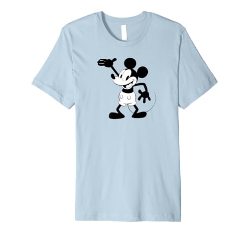 T-shirt Disney Mickey Mouse en finition premium avec maille de qualité supérieure et coupe moderne