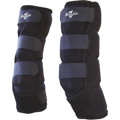Image of Professional's Choice Ice Boots - Equine Cold Therapy Leg Wraps with Gel Pockets, Suspensory Strap and Mesh Carry Bag, Pair