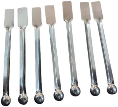 RNG Spatula 6" (S.S. Pack of 7) Laboratory stainless Steel Spatula 6" inch