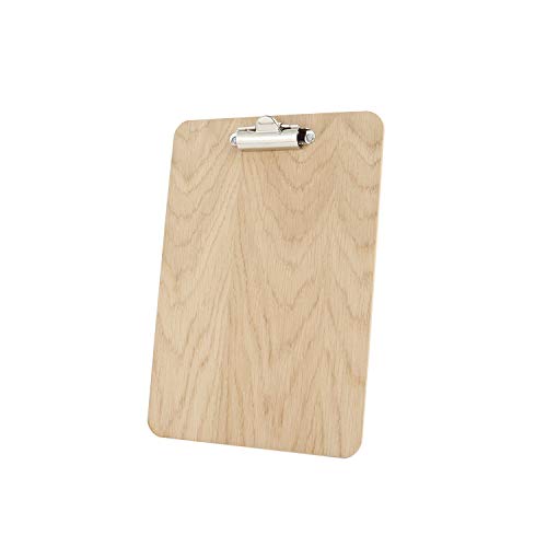 Chalkboards UK - Portapapeles, Madera, Madera, Natural, A5 (24 x 17.2 x 1.2cm) Cover