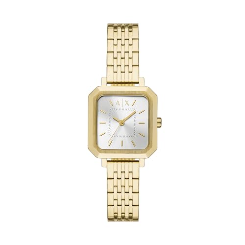 Listado de Reloj Armani Exchange Dorado los preferidos por los clientes. 42 AX ARMANI EXCHANGE Reloj Armani Exchange AX5725 Leila de acero inoxidable en color dorado para mujer