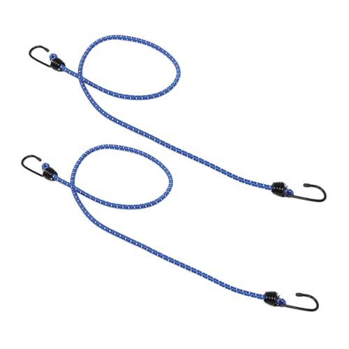 PRETYZOOM Heavy Duty Elastic Straps for Bike Motorcycle Luggage Easy to Use Bungee Cords Carabiner