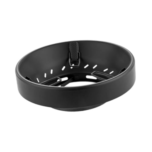 FytStycale ガス風力中華鍋スタンド 滑り止め ステンレススチール 省エネ 防風 屋外調理台用, 黒