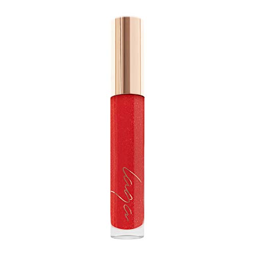 LAQA & Co. Glossed Up Lip Gloss, Vitamin E Oil Lip Gloss for Tinted Glossy Shine and Long-Lasting Color, Ultra-Hydrating for All Day Moisture, Strawberry